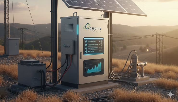 Next-Gen Solar Battery by Cancrie Nanocarbon